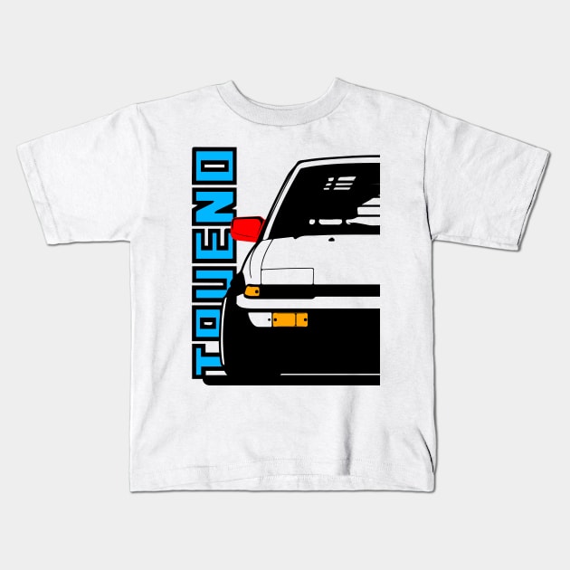 AE86 Trueno Hachiroku Kids T-Shirt by gaplexio